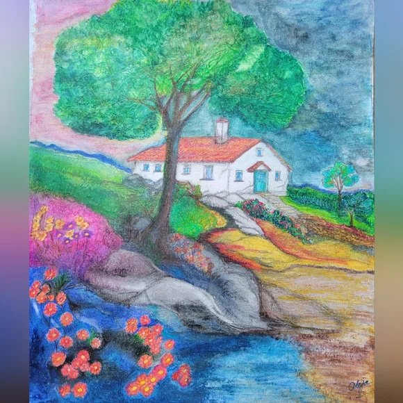 Mis Pinturas, " La tormenta" Original "THE STORM"